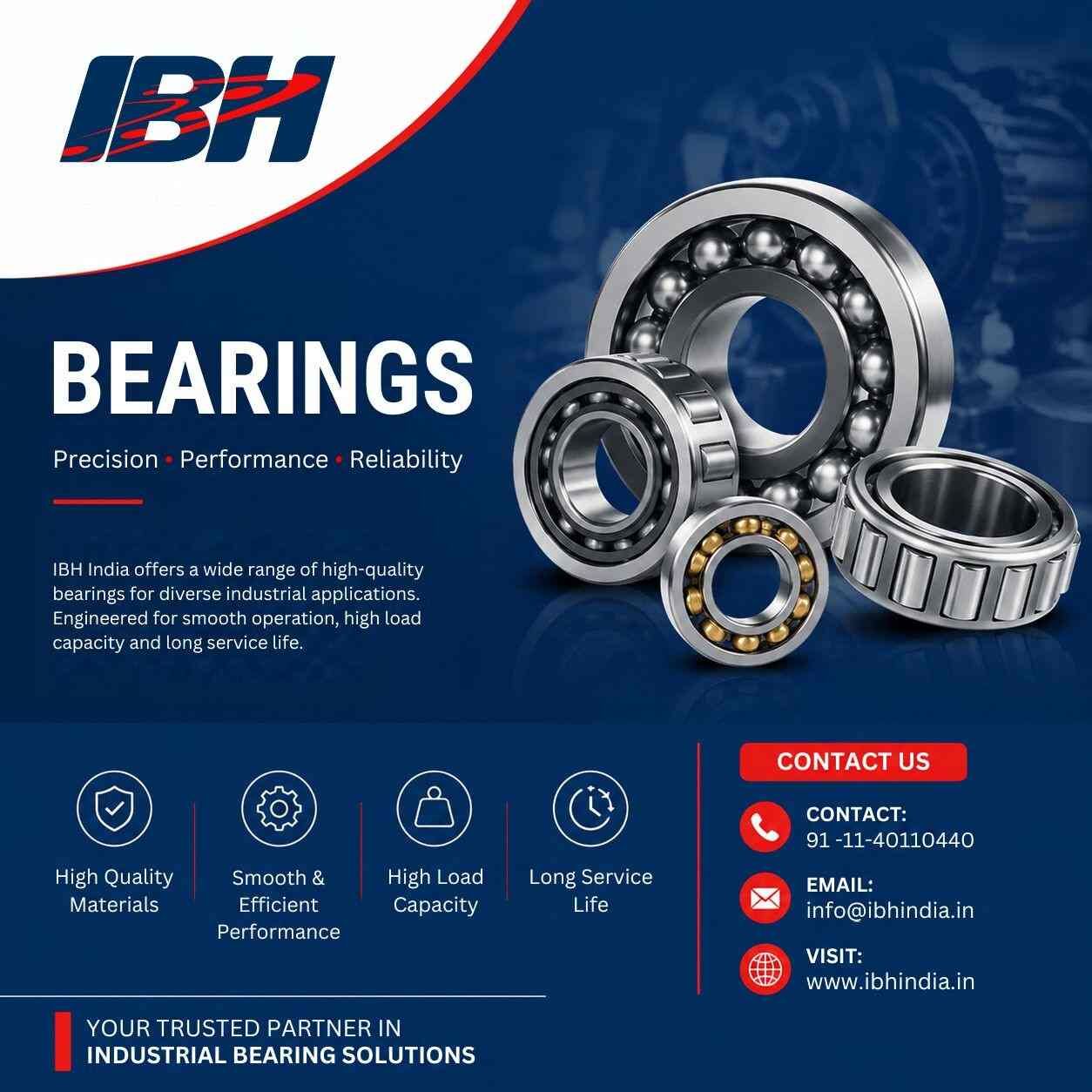 New Delhi, Industrial Machinery, Industrial Bearings For Smooth Machine Performance