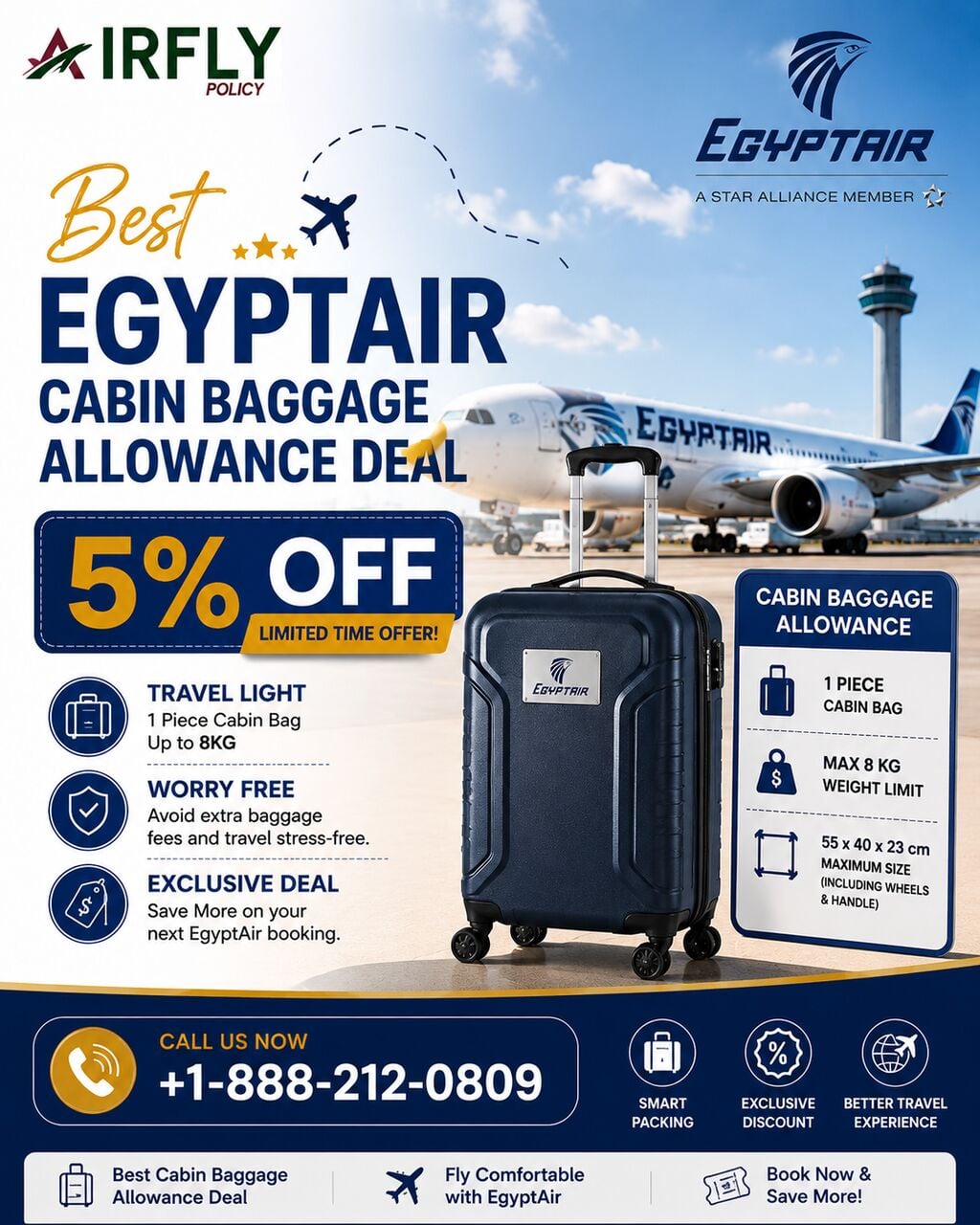 New York, Travel, Best EgyptAir Cabin Baggage Allowance Deal 5%off