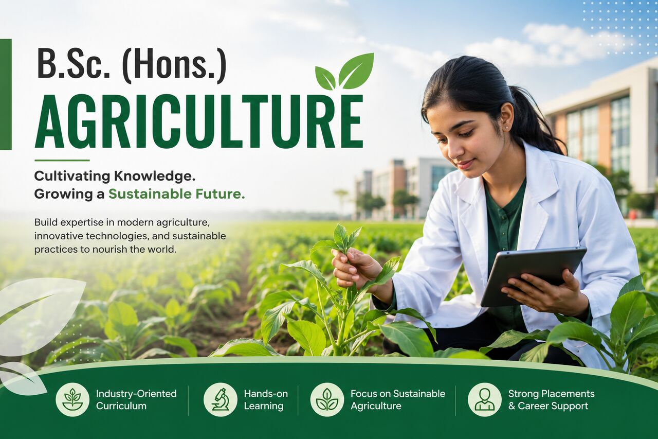 Gurugram, Education, B.Sc. (Hons.) Agriculture: Cultivating Knowledge, Growing A Sustainable Future