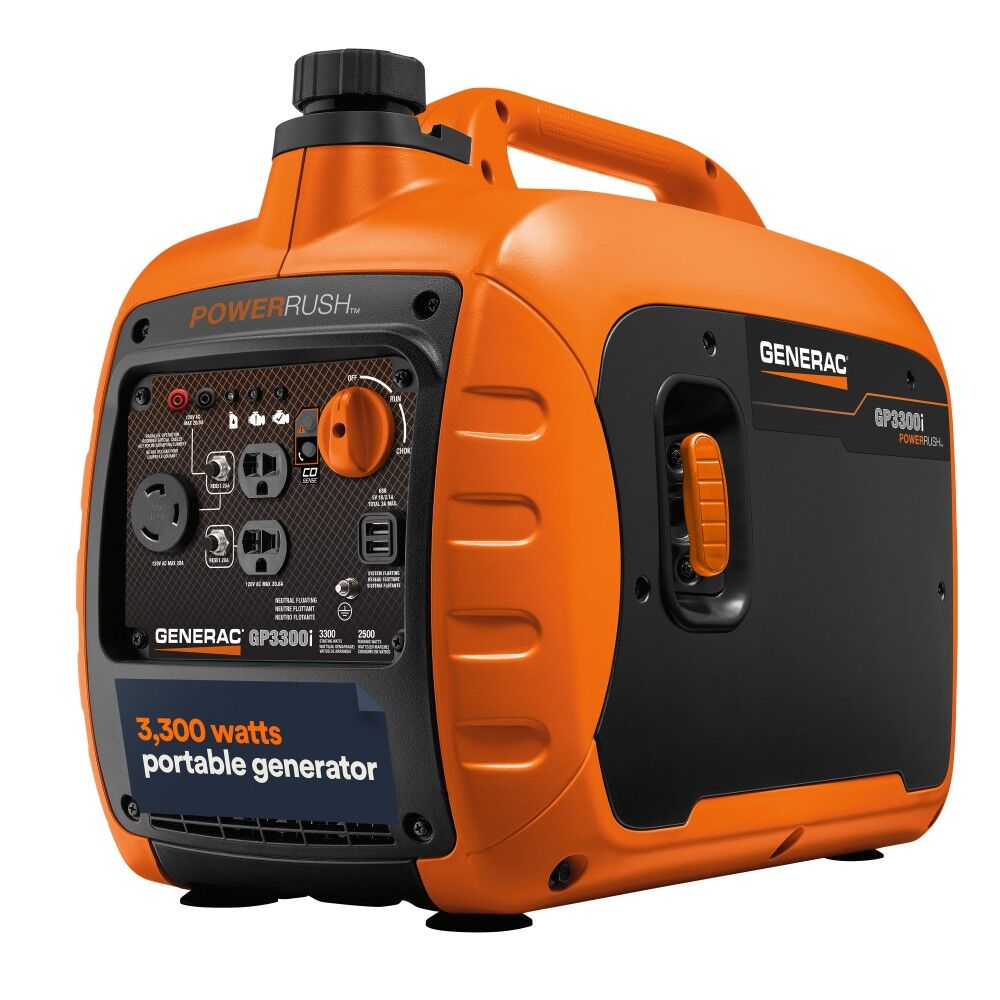 Jakarta, Tools, USD 600,  Generac GP Series 3300-Watt Starting Portable Generator With PowerRush&trade; Technology