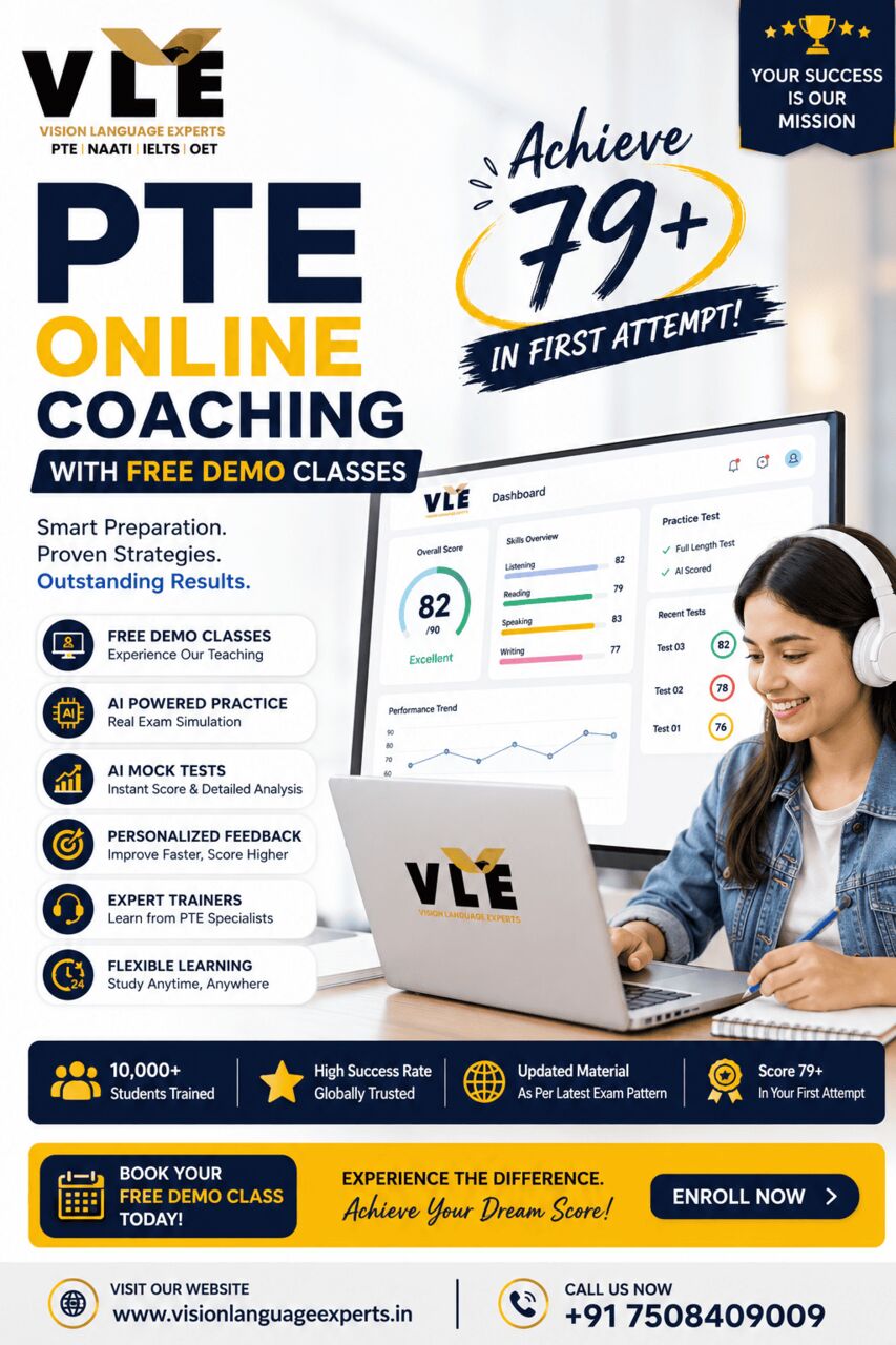 Mumbai, Lessons Wanted, Best PTE Online Coaching With Free Demo Classes