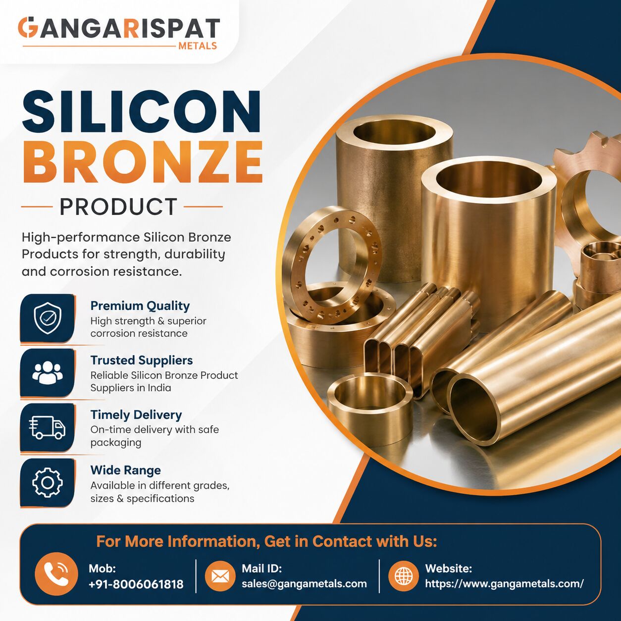 Ahmedabad, Wholesale Products, Silicon Bronze Product Manufacturers In India