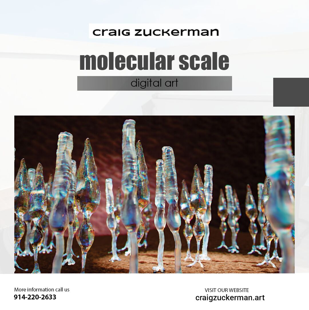 New York, Business, Molecular-Scale Digital Art
