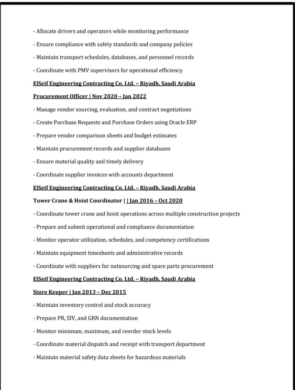 Mumbai, Job Seekers, Procurement Officer, Logistic Coordinator