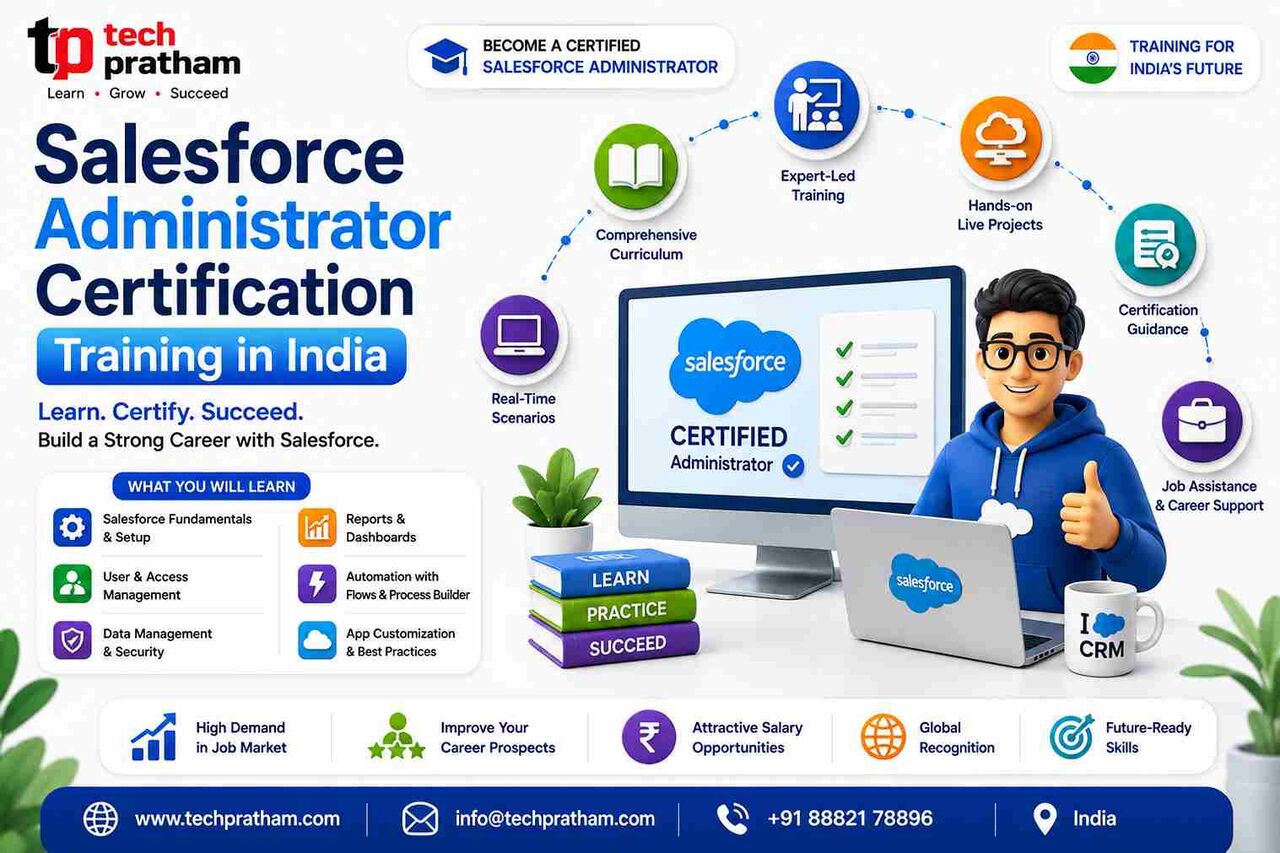 Noida, Education, Salesforce Administrator Certification Training In India