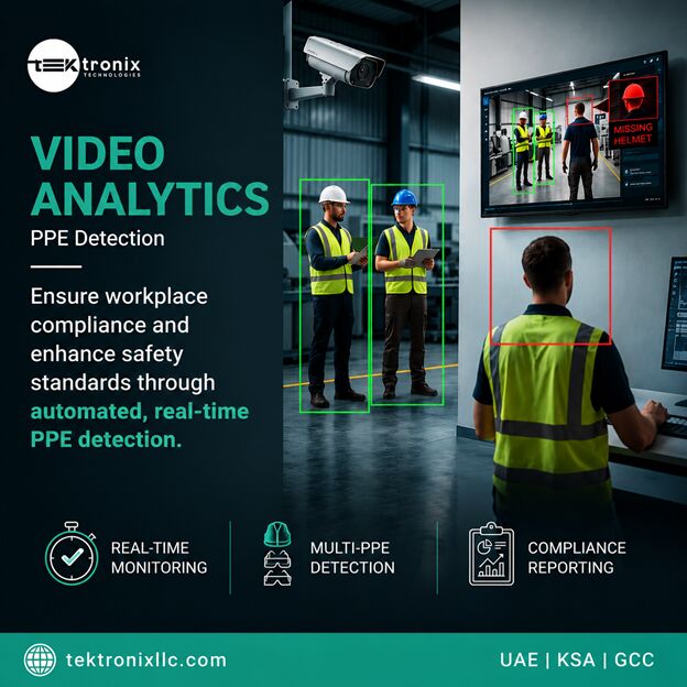 Dubai, Computer, Video Analytics PPE Detection - The Smart Safety Solution For Bahrain & GCC