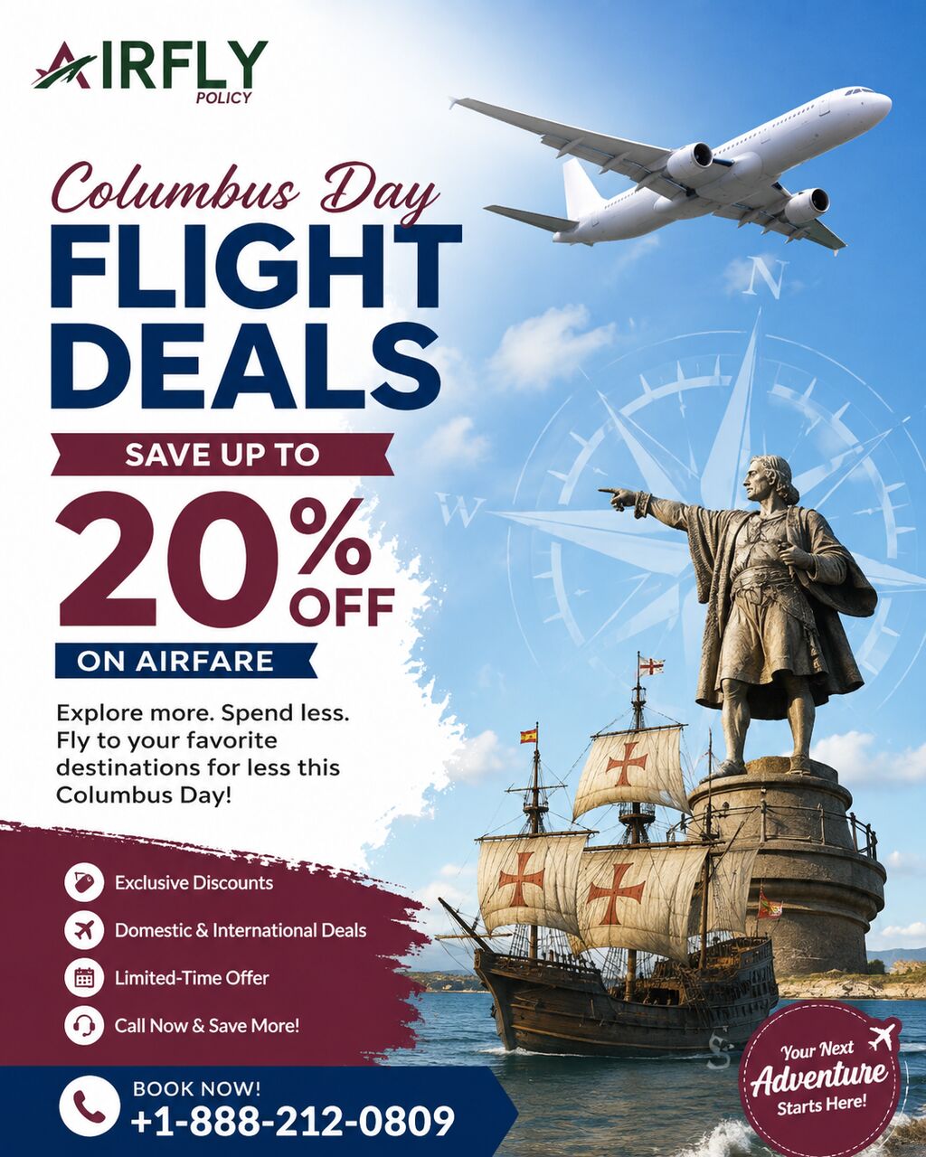 New York, Travel, Columbus Day Flight Deals &ndash; Save Up To 20% On Airfare
