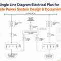 Single Line Diagram Electrical Plan For Accurate Power System Design & Documentation