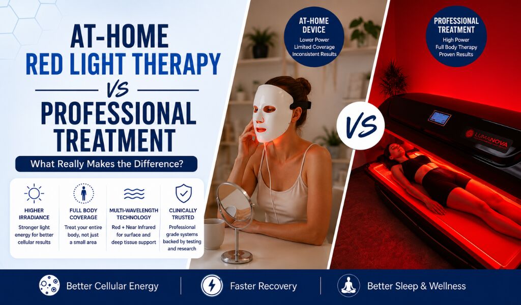 New York, Health, At Home Vs Professional Red Light Therapy: Key Differences