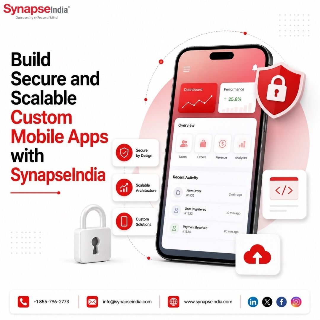 New York, Software Development, Build Secure And Scalable Custom Mobile Apps With SynapseIndia