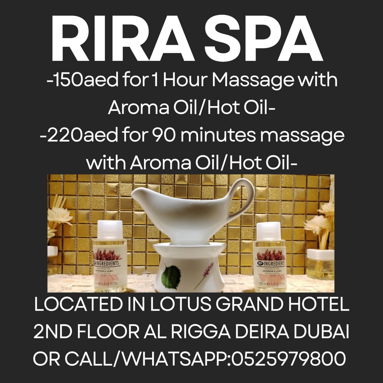 Al Rigga, Health, Rira Spa Offer 8/18/2026