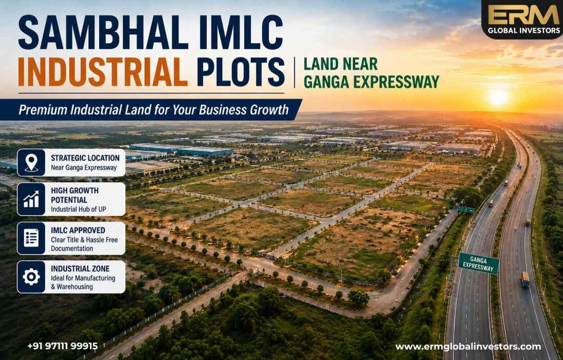 Noida, Industrial Land, Sambhal IMLC Industrial Plots | Land Near Ganga Expressway