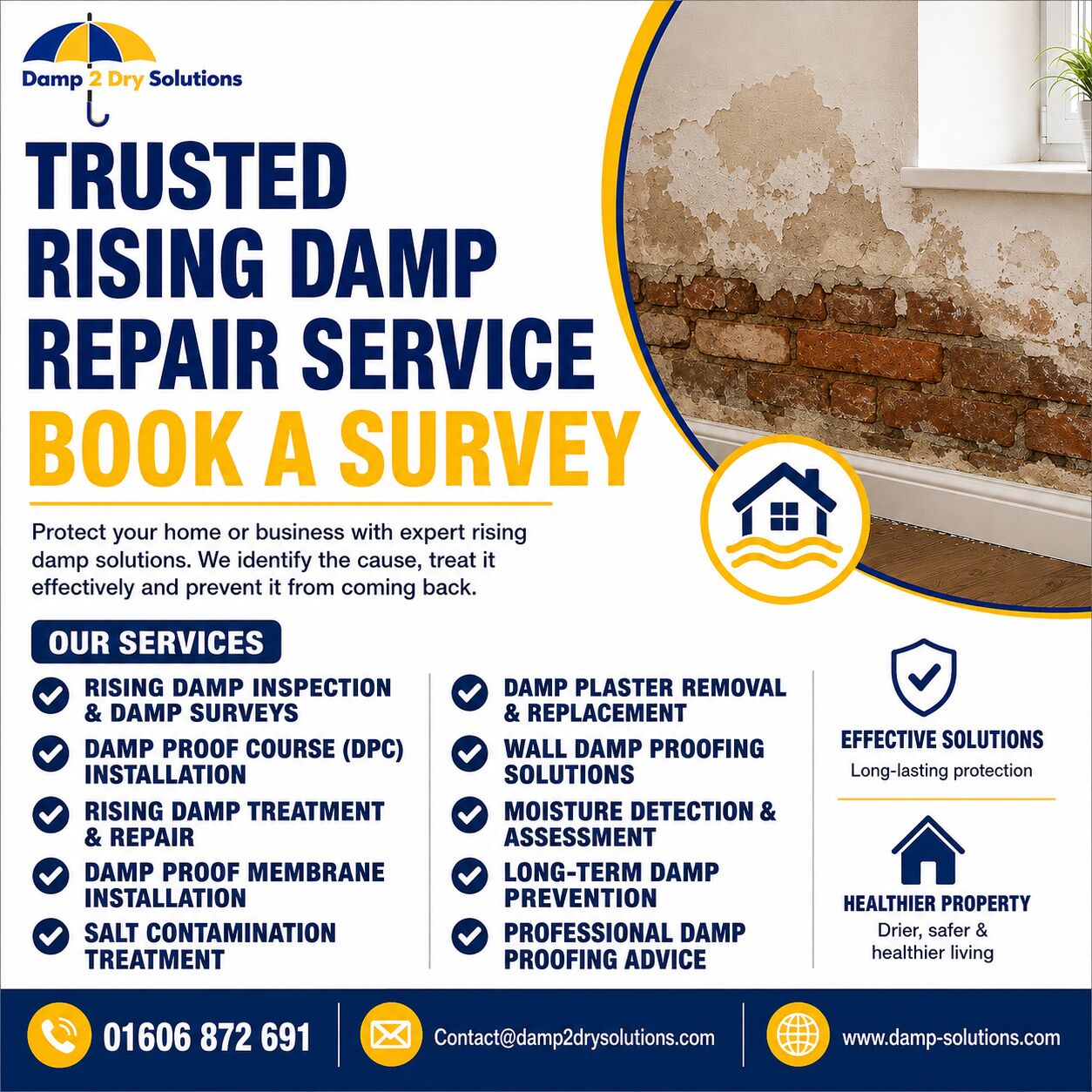 London, Household, Trusted Rising Damp Repair Service &ndash; Book A Survey