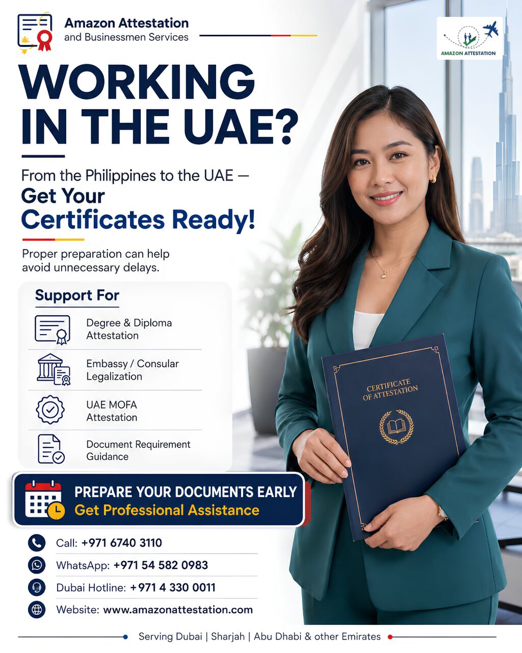 Ajman, Legal, Philippine Certificate Attestation In UAE | Degree & Diploma Attestation