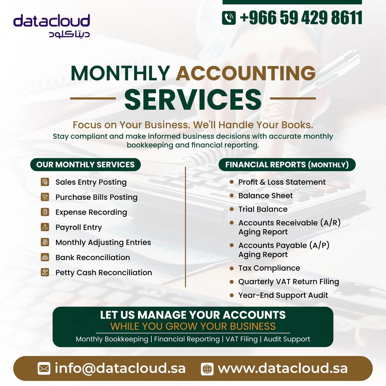 Jubail, Accounting, Let Us Manage Your Accounts While You Focus On Growing Your Business. Jubail