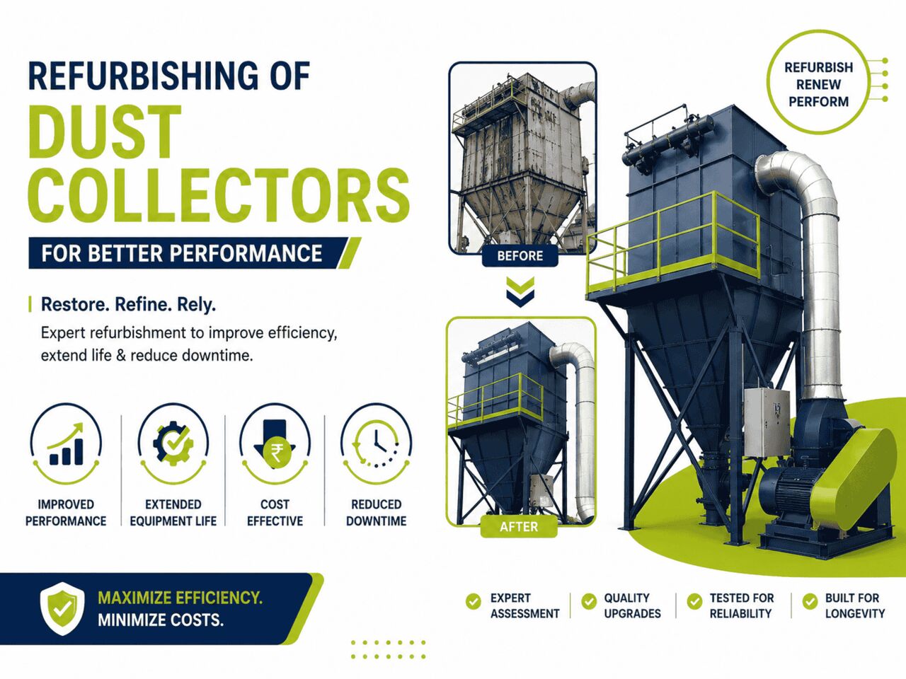 Bangalore, Business, Refurbishing Of Dust Collectors For Better Performance