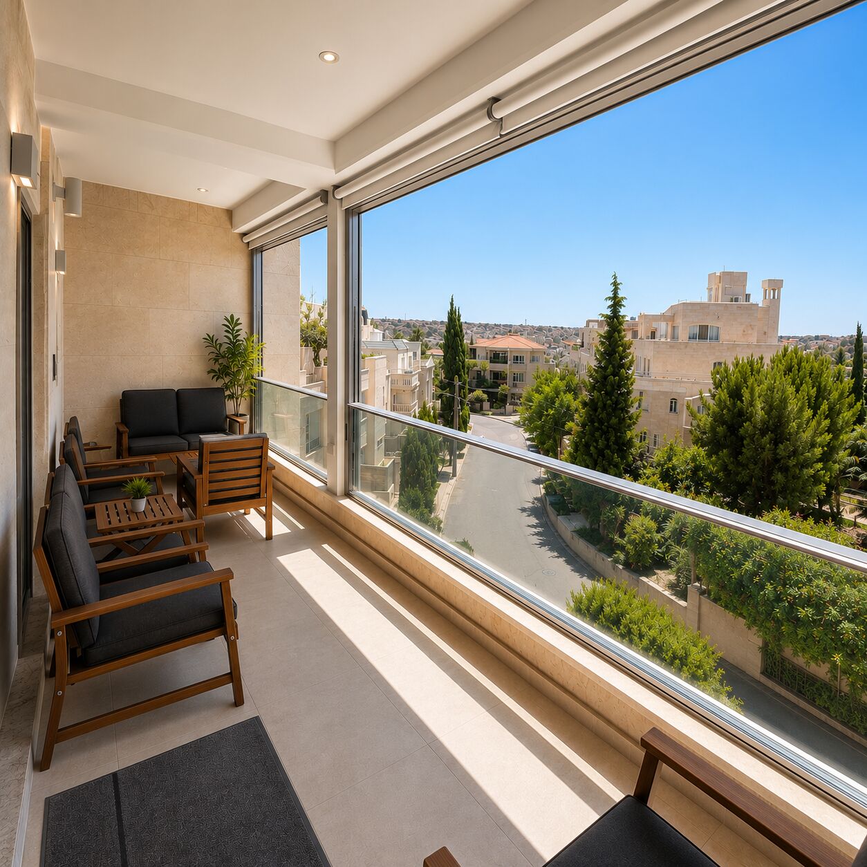 Abdoun, Apartments, Flats, Houses & Villas, JOD 40000/year,  Furnished,  4 BR,  320 Sq. Meter,  Abdoun Near The Orthodox Club.
