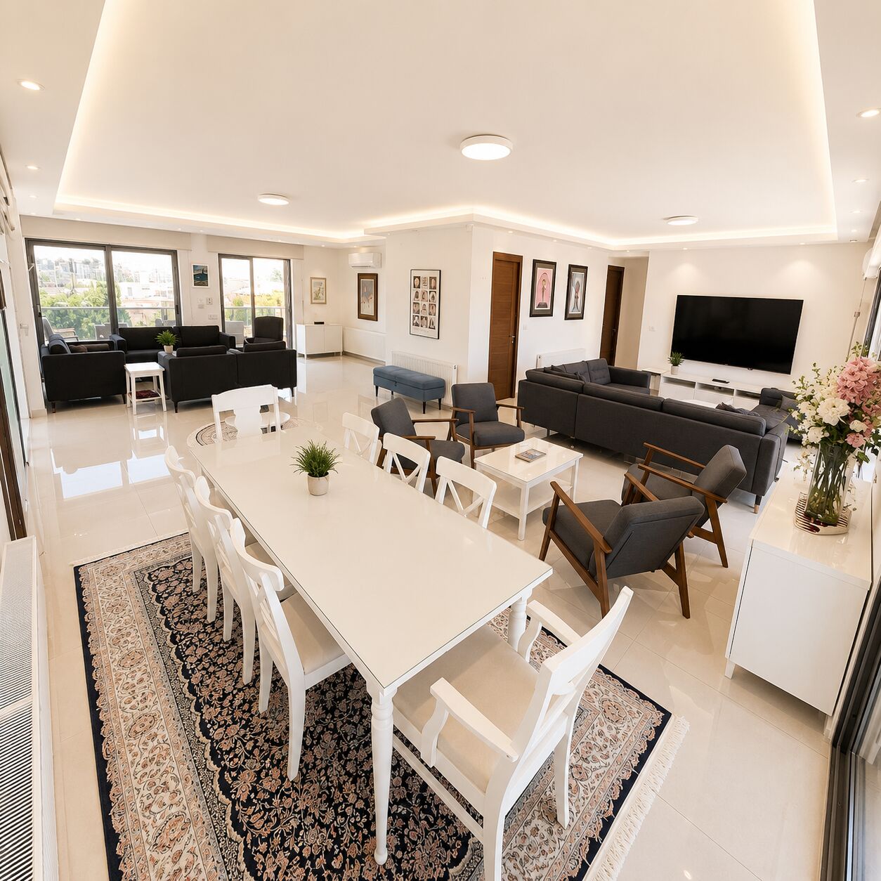 Abdoun, Apartments, Flats, Houses & Villas, JOD 40000/year,  Furnished,  4 BR,  320 Sq. Meter,  Abdoun Near The Orthodox Club.