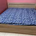 BHD 40,  BIG DOUBLE BED WITH MATRESS IN EXCELLENT CONDITION - BHD 40