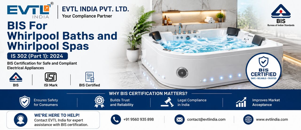 Noida, Education, BIS For Whirlpool Baths And Whirlpool Spas