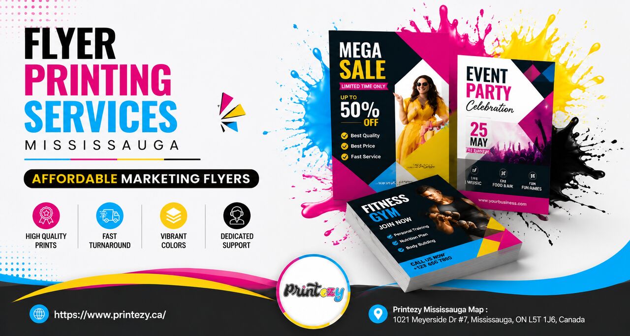 Mississauga, Printing, Custom Flyer Printing In Mississauga &ndash; Save 10% At Printezy