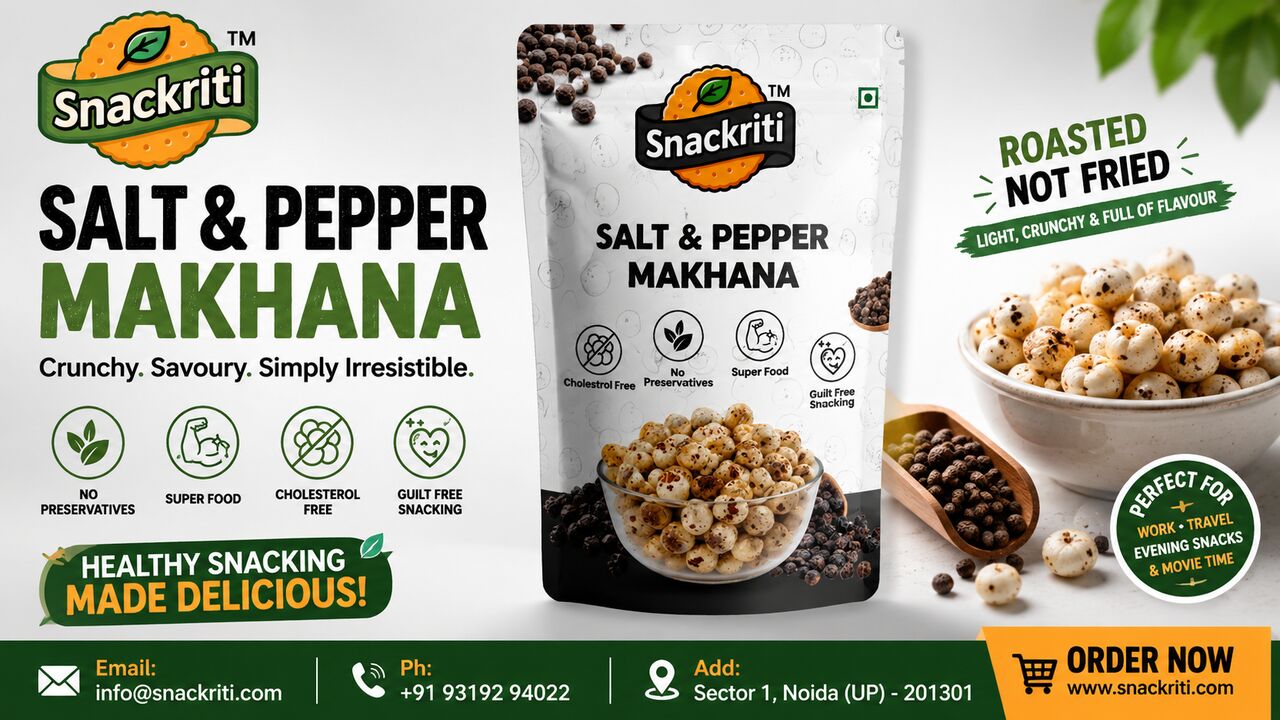 Mumbai, Food & Drink, Salt & Pepper Makhana &ndash; Crunchy & Savoury Roasted Fox Nuts |