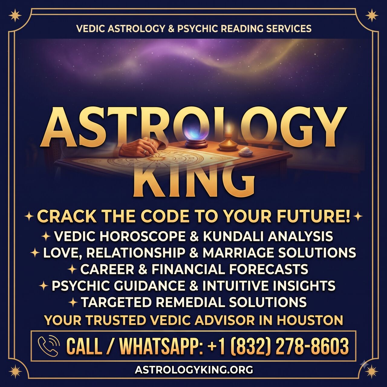 Houston, Help, Top Vedic Astrologer & Psychic Reader In Houston | Astrology King