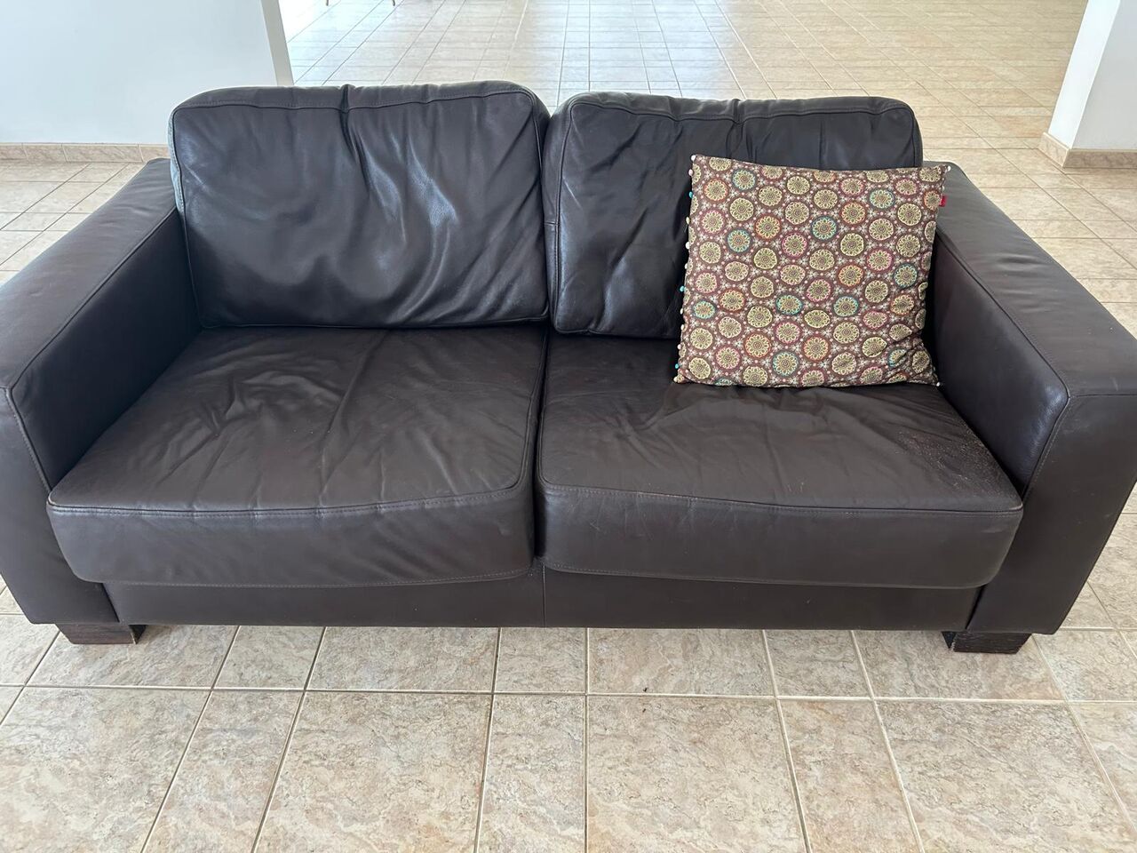Manama, Household Items, BHD 20,  Leather Sofa For Sale
