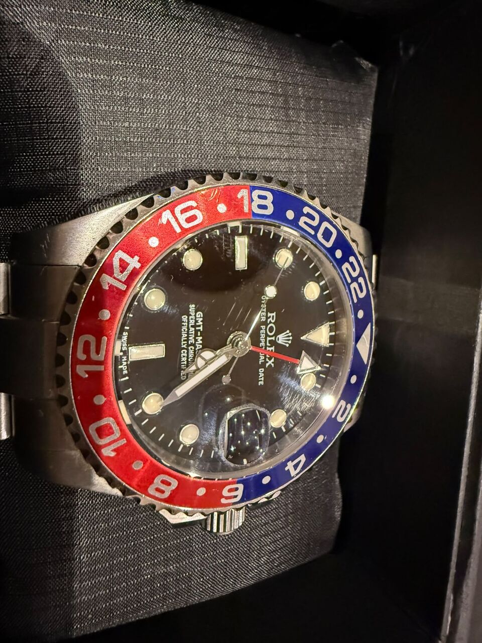 Jeddah, Watches, SAR 550,  Rolex GMT-Master II &ldquo;Pepsi&rdquo; Replica / Master Clone Copy Pre-Owned FOR SALE