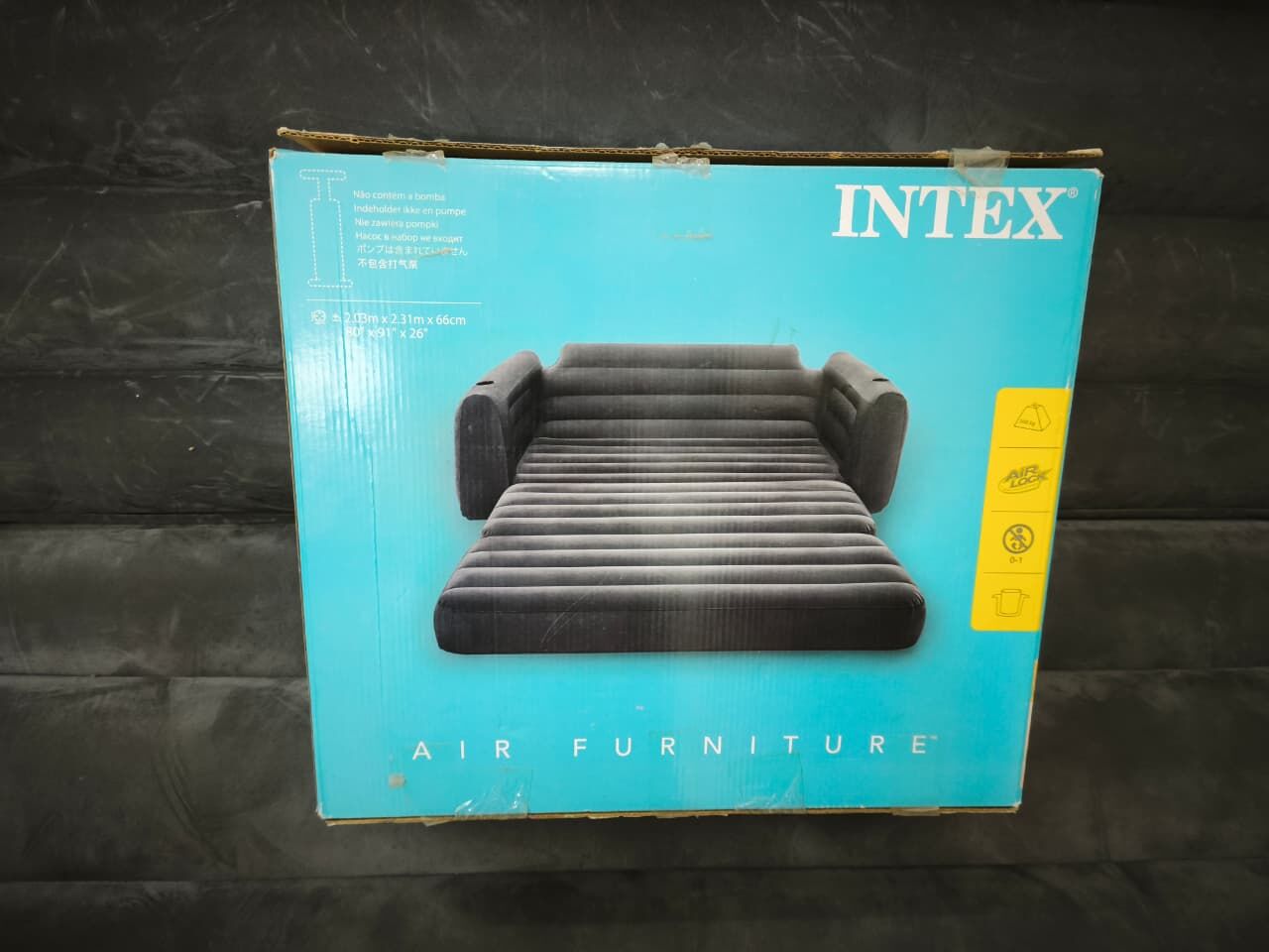 Riyadh, Furniture, SAR 200,  كنب سرير هوائي (2 في 1) مريح وعملي جداً