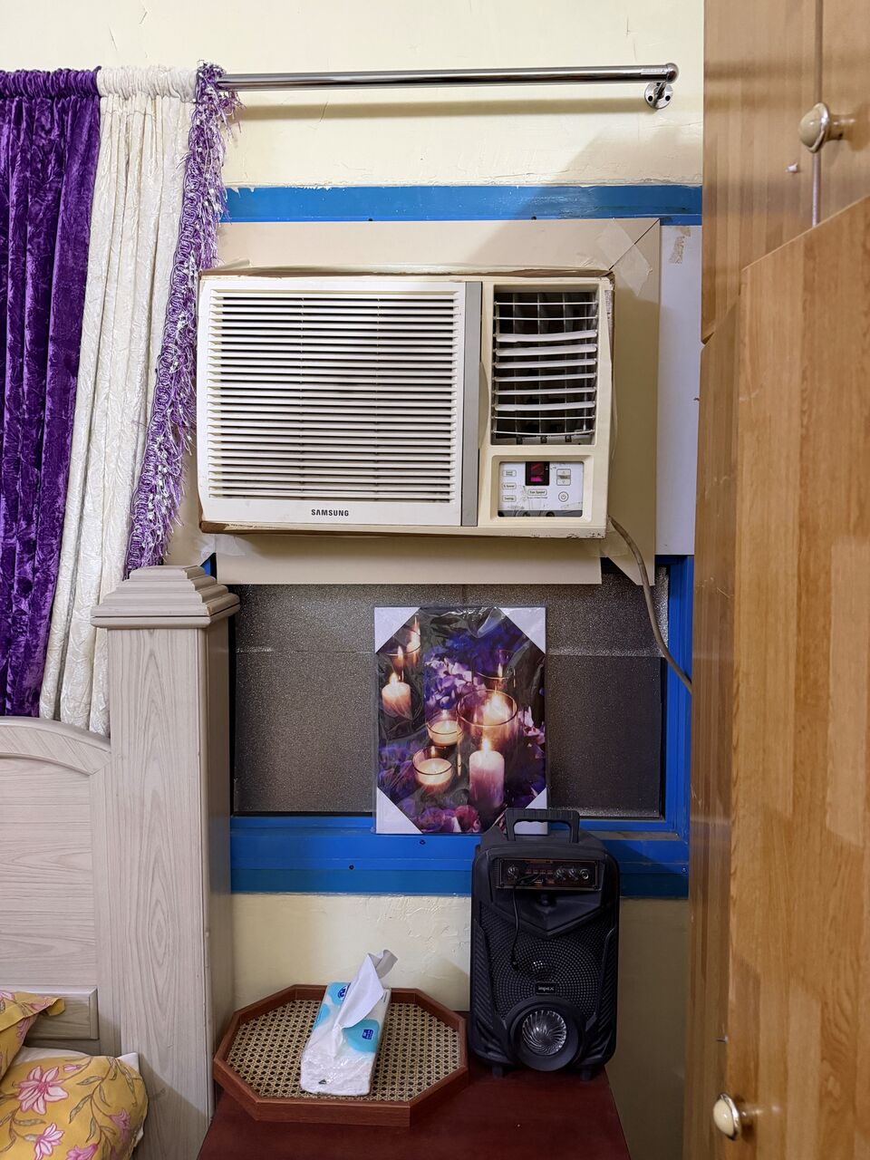Jubail, Air Conditioners, SAR 500,  Samsung Window AC With Remote (Used, 1.5T) For Sale