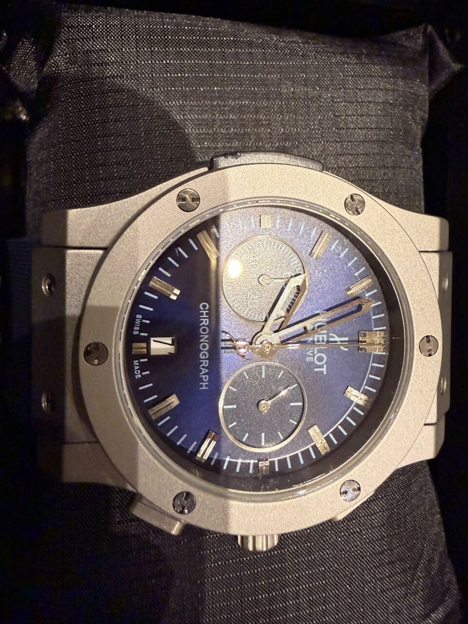 Jeddah, Watches, SAR 1600,  Hublot Matt Classic Fusion Chronograph Titanium Blue 45 mm