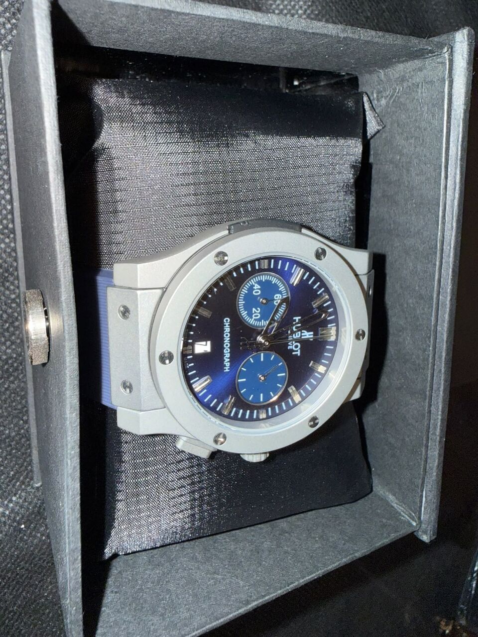 Jeddah, Watches, SAR 1600,  Hublot Matt Classic Fusion Chronograph Titanium Blue 45 mm