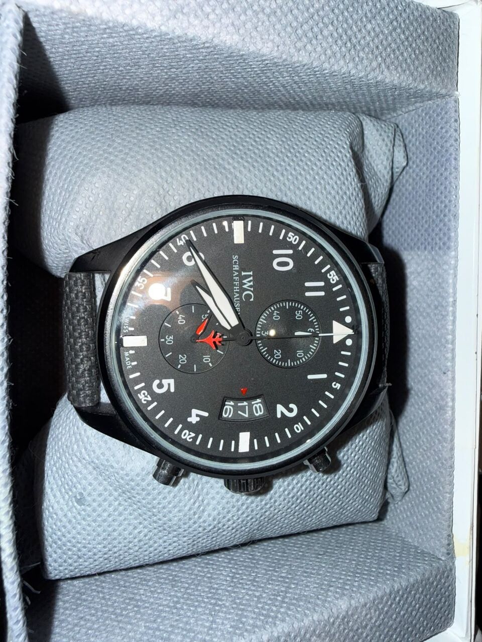 Jeddah, Watches, SAR 600,  IWC Schaffhausen Pilot’s Watch Chronograph Top Gun Ceramic