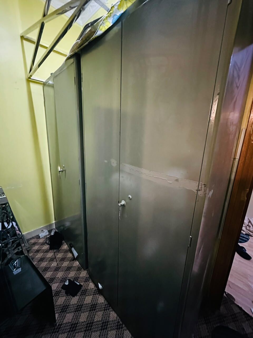 Khobar, Furniture, SAR 250,  Stainless Steel Double Door Cupboard With 4 Shelves