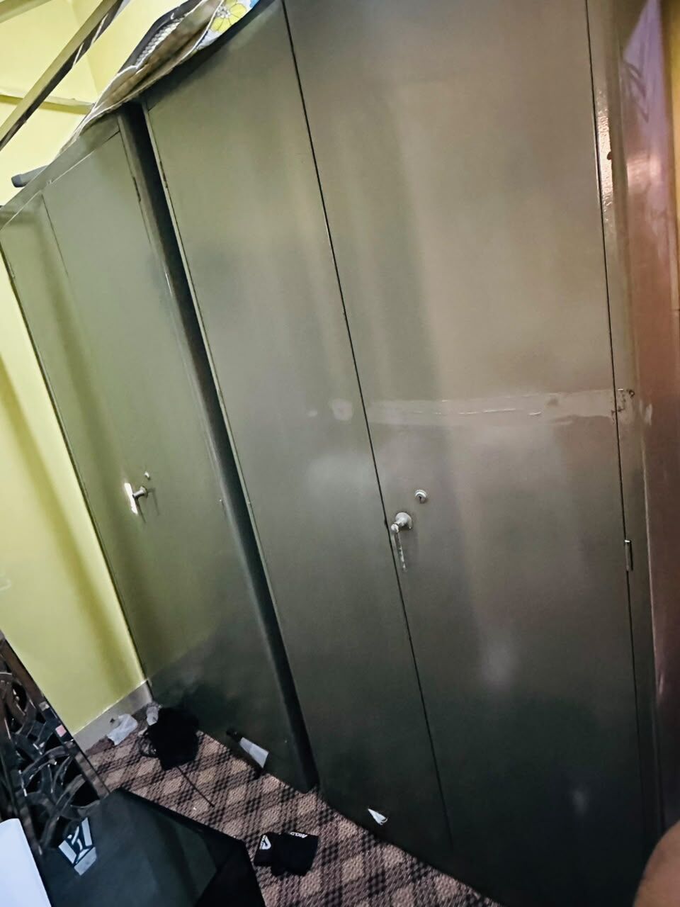 Khobar, Furniture, SAR 250,  Stainless Steel Double Door Cupboard With 4 Shelves