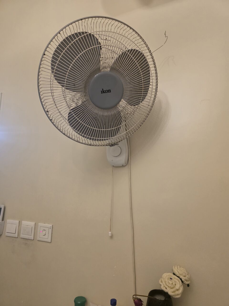 Al Malaz, Appliances, SAR 60,  IKon Wall Fans For Sale 2 Pcs