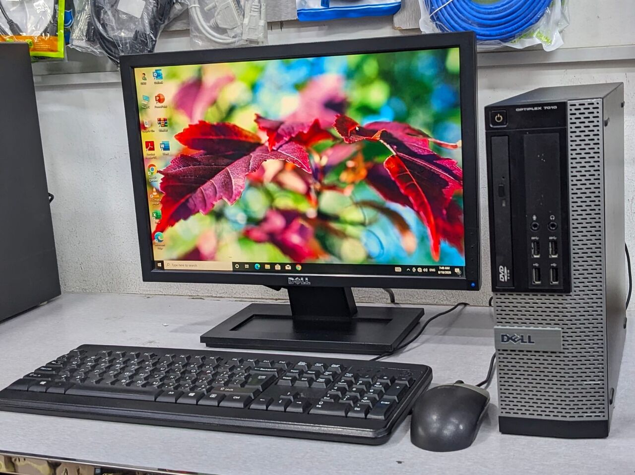 Manama, Computers, BHD 58,  Dell Core I5 3.3Ghz PC 8GB RAM 256GB SSD 19" Monitor Windows & Office Ready To Use
