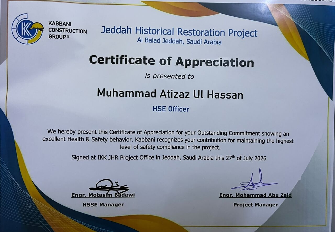Dammam, Job Seekers, Required A Job For HSE Supervisor