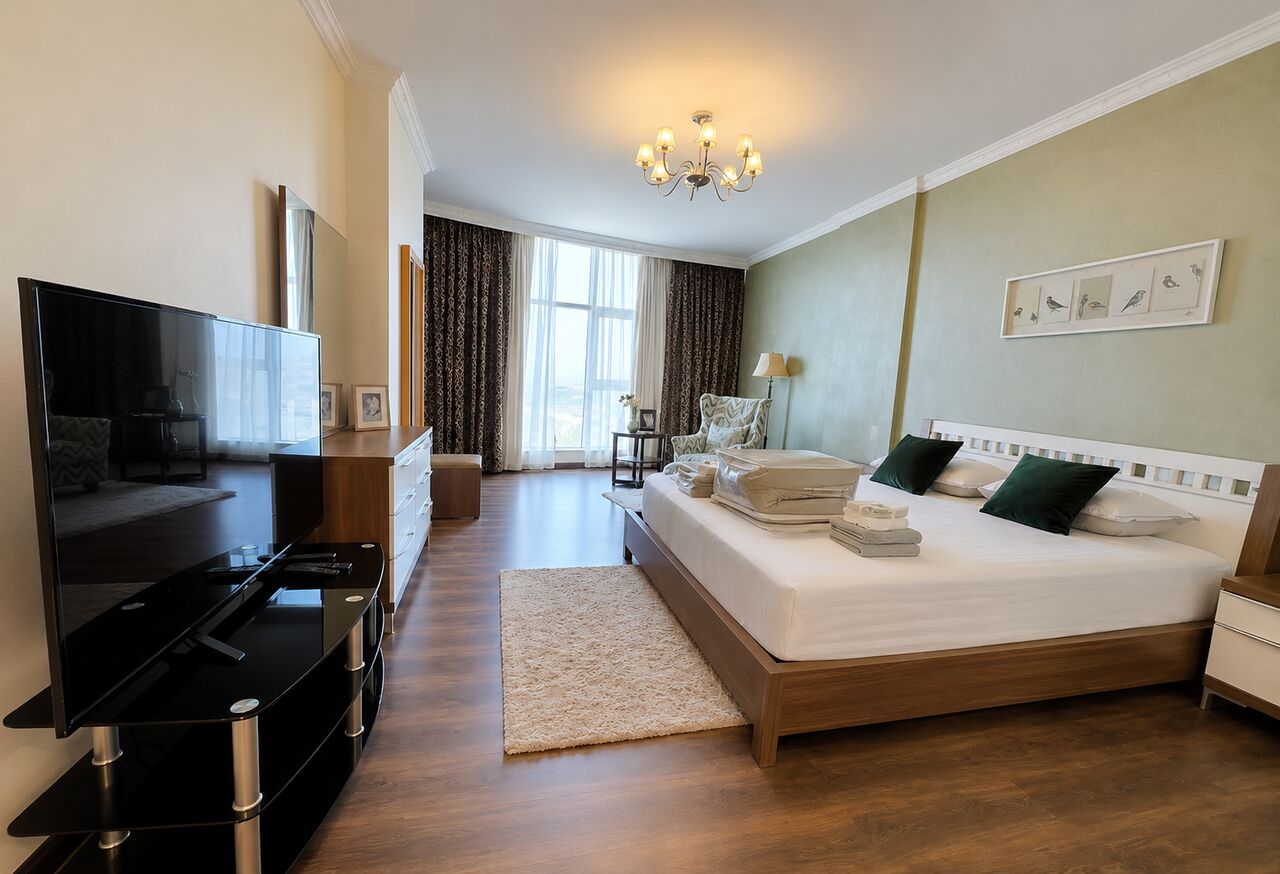 Juffair, Apartments, Flats, Houses & Villas, BHD 450/month,  Furnished,  2 BR,  148 Sq. Meter,  VERY HOT PRICE 148 SQM ULTRA LUXURY SPACIOUS 2 BED And  3 BATHS
