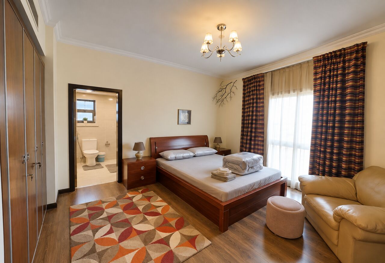 Juffair, Apartments, Flats, Houses & Villas, BHD 450/month,  Furnished,  2 BR,  148 Sq. Meter,  VERY HOT PRICE 148 SQM ULTRA LUXURY SPACIOUS 2 BED And  3 BATHS