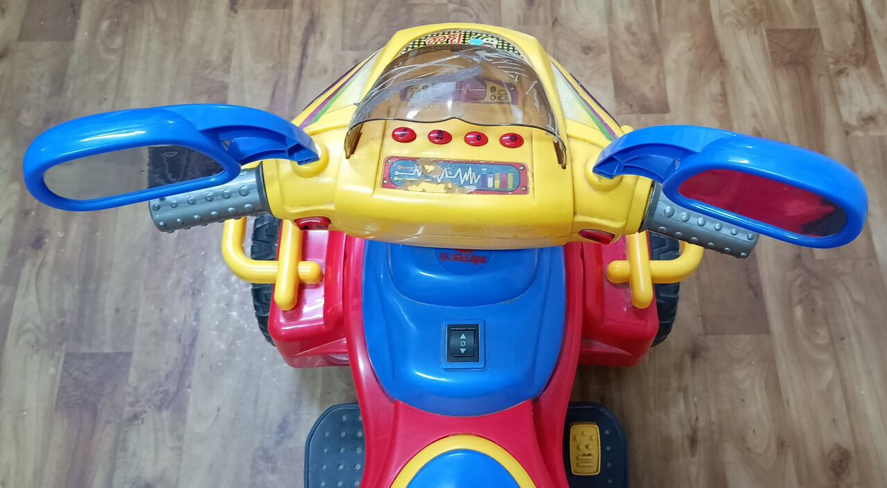 Jubail, Baby & Kid Stuff, SAR 350,  4 Wheels Electric Kids Bike With Free Car And Swing - Free Delivery Within Jubail