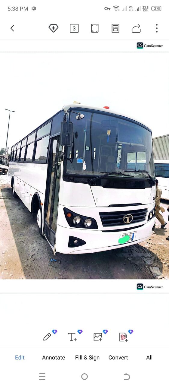 Jubail, Equipment Rental, For Rent Tata Bus 66 Seater Model 2014 Full Ac