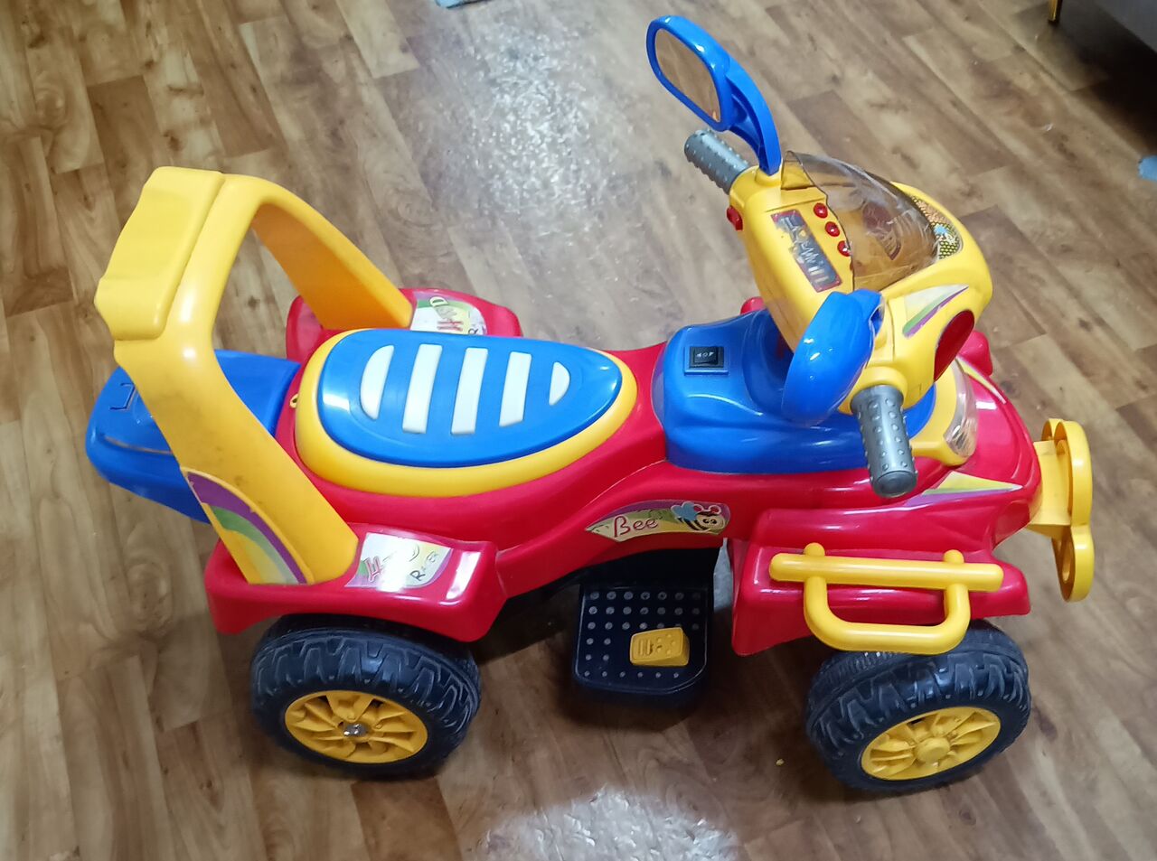 Jubail, Toys & Games, SAR 350,  *4 Wheels Electric Kids Bike With Free Car And Swing - Free Delivery Within Jubail*