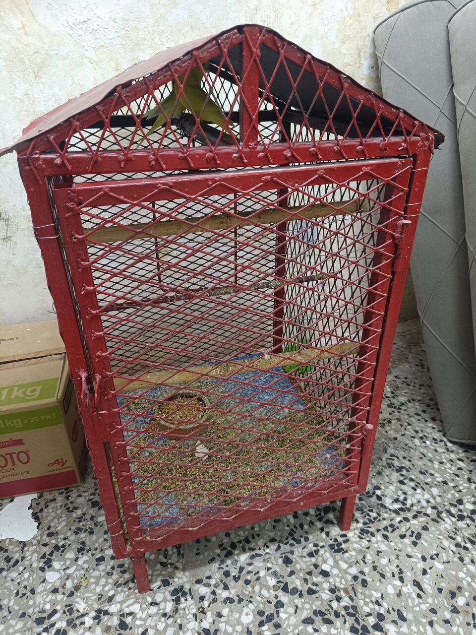 Dammam, Pet Supplies, SAR 100,  Steel Bird Cage &ndash; 60&times;45&times;45 Cm