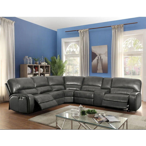 New York, Business, Buy Sectional Leather Sofa | Saul Power Motion Collection