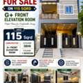 INR 85,  4 BR,  115 Sq. Yard,  House For Sale 115 Sqrd G+Front Elevation Room Ahmed Colony Tolichowki