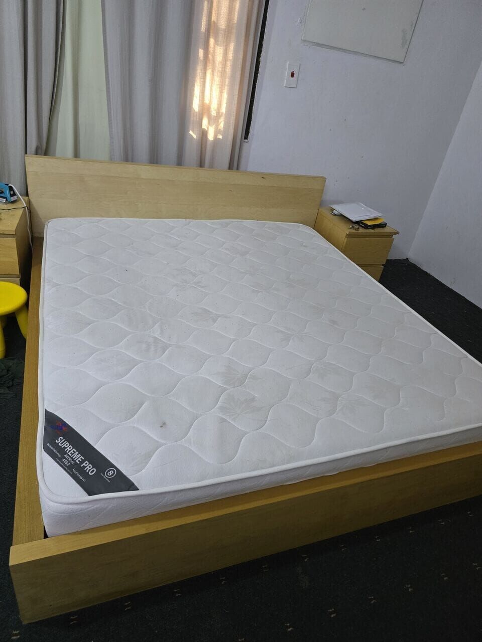Jeddah, Household Items, SAR 800,  IKEA Double Bed With Mattress And Side Table And  Dressing Table