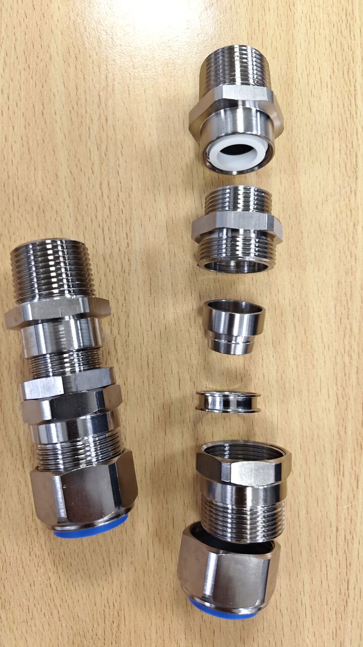 Jubail, Electrical & Plumbing, SAR 63,  Industrial Type Nickel Plated Armoured Gland Size: 20 E1W 3/4" NPT