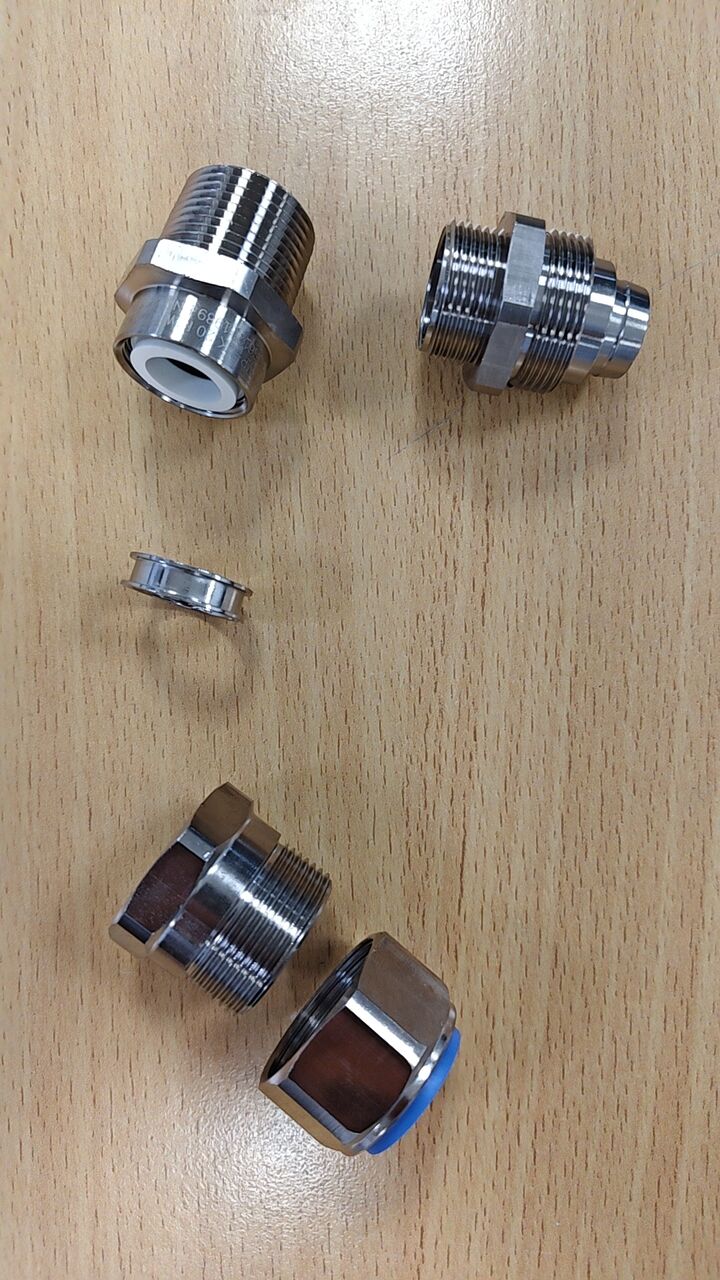 Jubail, Electrical & Plumbing, SAR 63,  Industrial Type Nickel Plated Armoured Gland Size: 20 E1W 3/4" NPT